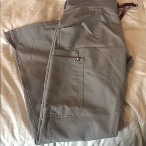 Figs cement cargo scrub pants